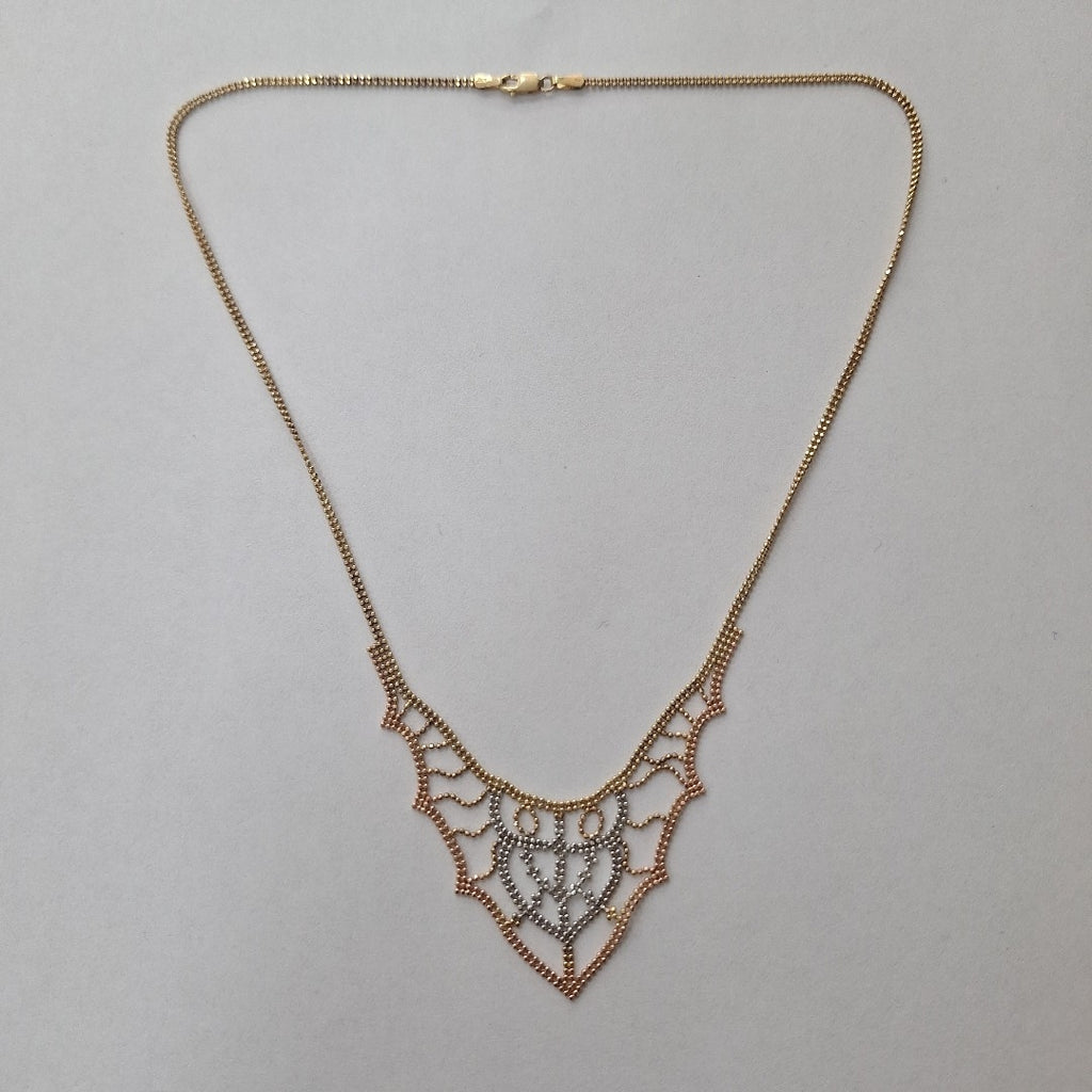 GARGANTILLA ORO,ORO COMBINADO 10 K 5,40 GRMS (SEMINUEVO)