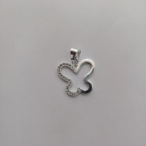 DIJE MARIPOSA C/CIRCONIAS PLATA .925 2.4 GR (NUEVO)