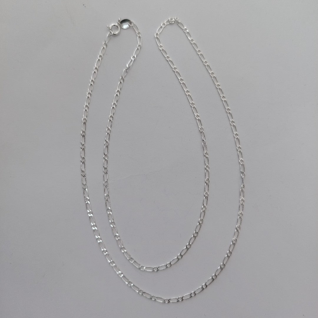 CADENA TEJIDO 1X1 PLATA .925 55 CM 3 GR (NUEVO)