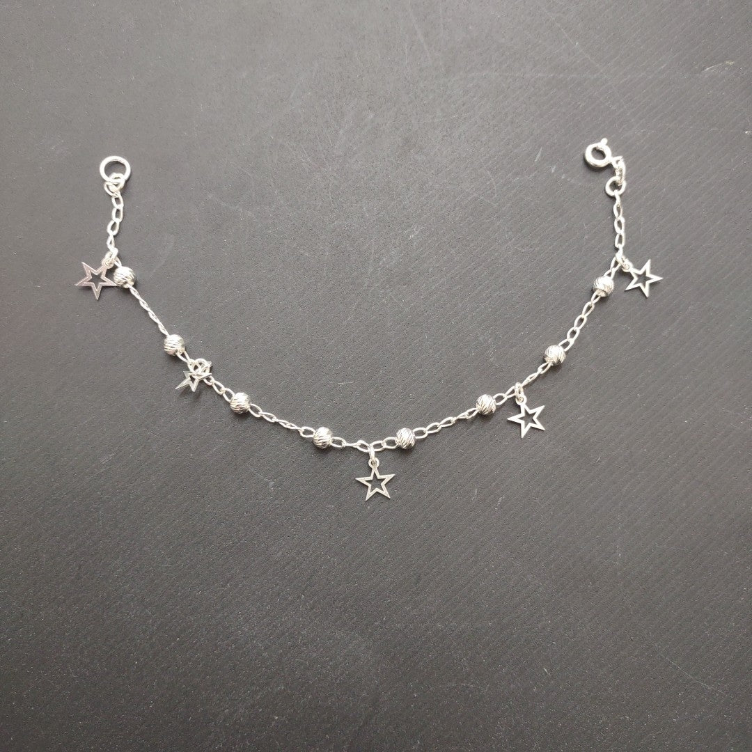 PULSERA TEJIDO ESPECIAL PLATA .925 18 CM 2.7 GR (NUEVO)