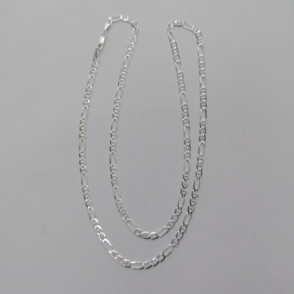 CADENA TEJIDO MARINERO PLATA .925 55 CM 7.6 GR (NUEVO)