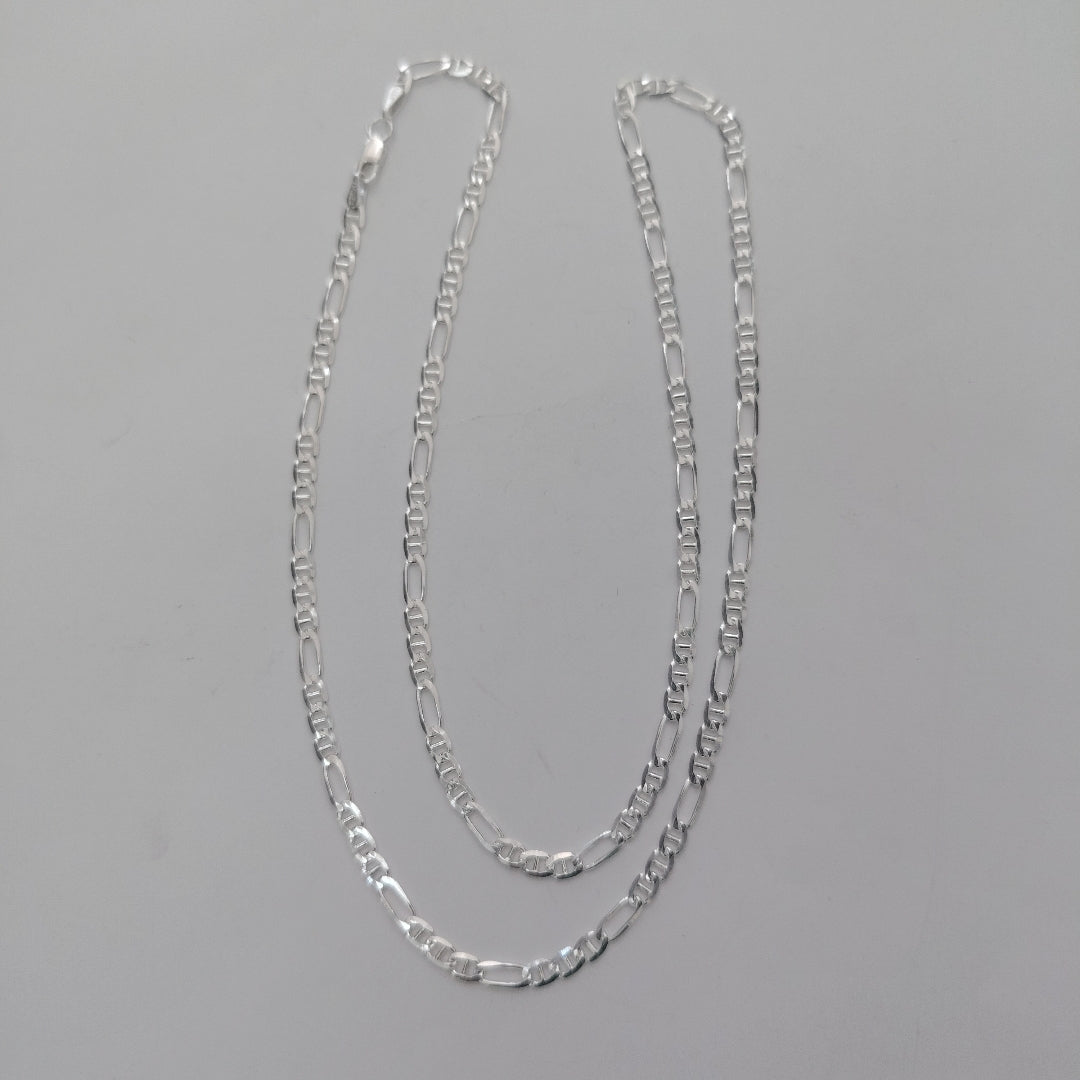 CADENA TEJIDO MARINERO PLATA .925 55 CM 7.6 GR (NUEVO)