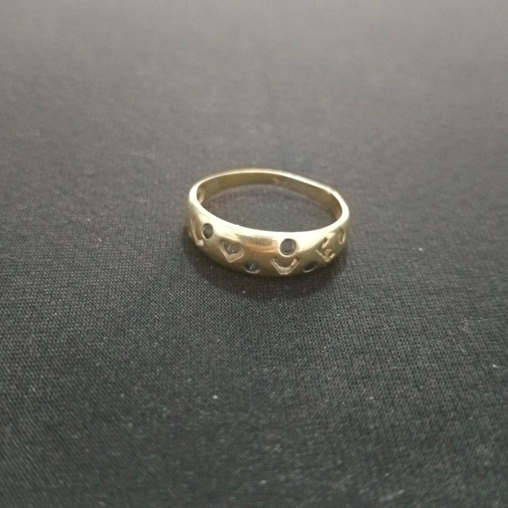 ANILLO ORO 14 K 2 GRMS (SEMINUEVO)