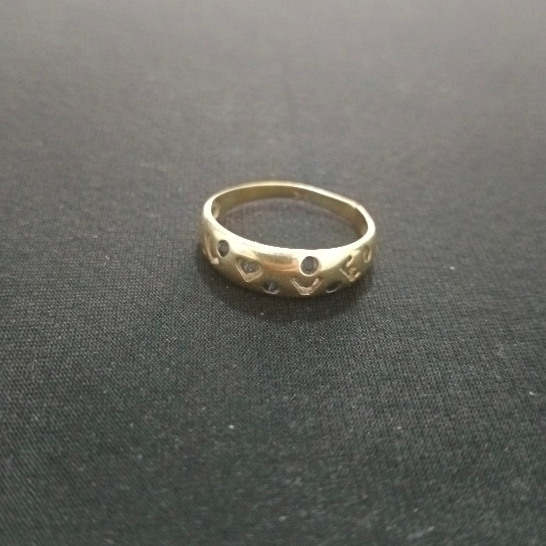 ANILLO ORO 14 K 2 GRMS (SEMINUEVO)