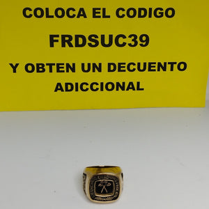 ANILLO CONMEMORATIVO ORO 8 K 16,60 GRMS (SEMINUEVO)
