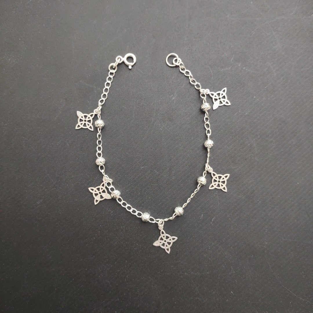 PULSERA TEJIDO ESPECIAL PLATA .925 18 CM 3.2 GR (NUEVO)