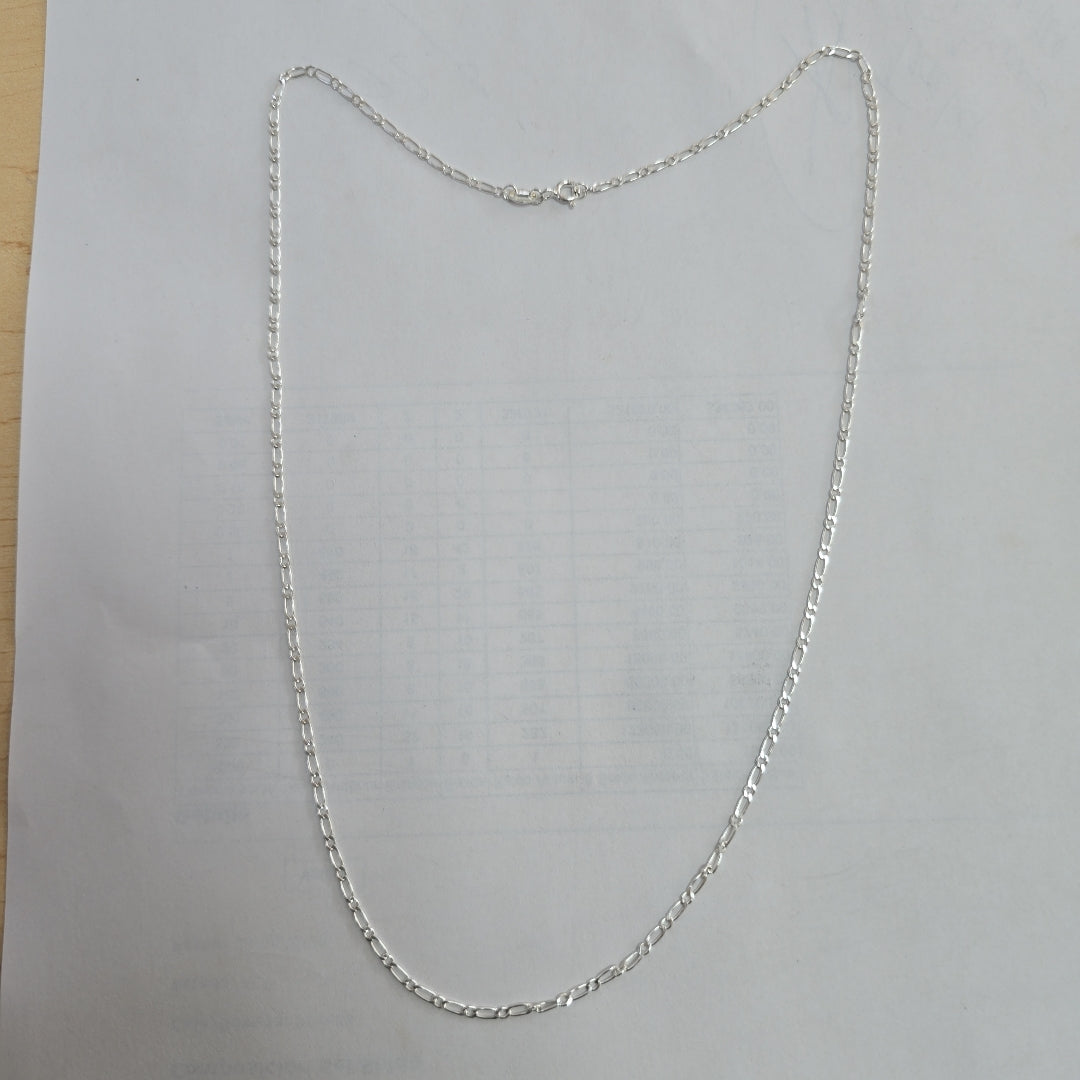 CADENA TEJIDO 1X1 PLATA .925 55 CM 3 GR (NUEVO)