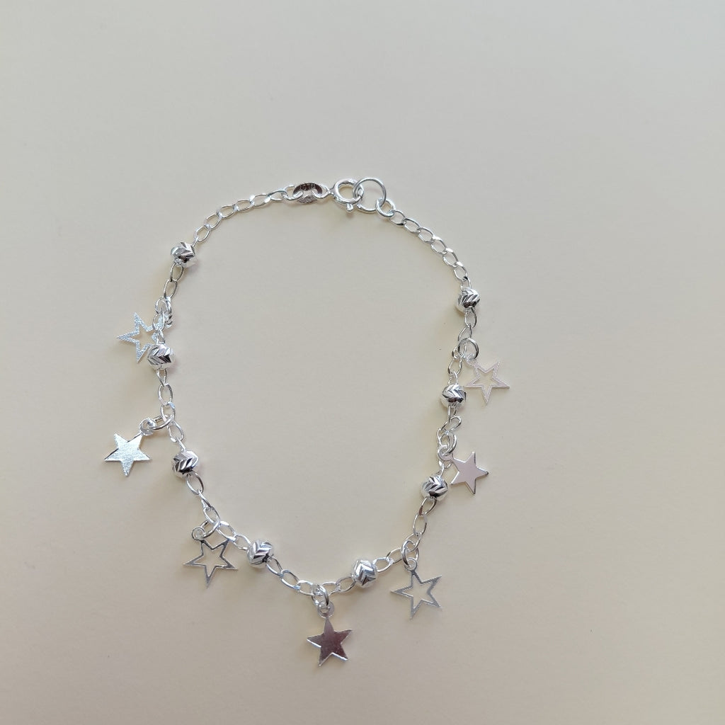 PULSERA TEJIDO ESPECIAL PLATA .925 18 CM 3.1 GR (NUEVO)