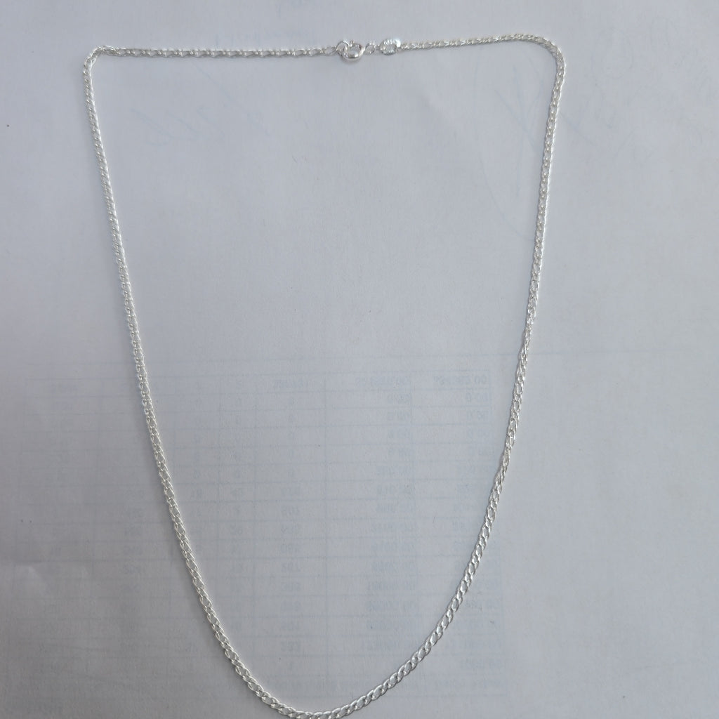 CADENA TEJIDO ESLABONES PLATA .925 50 CM 3.5 GR (NUEVO)
