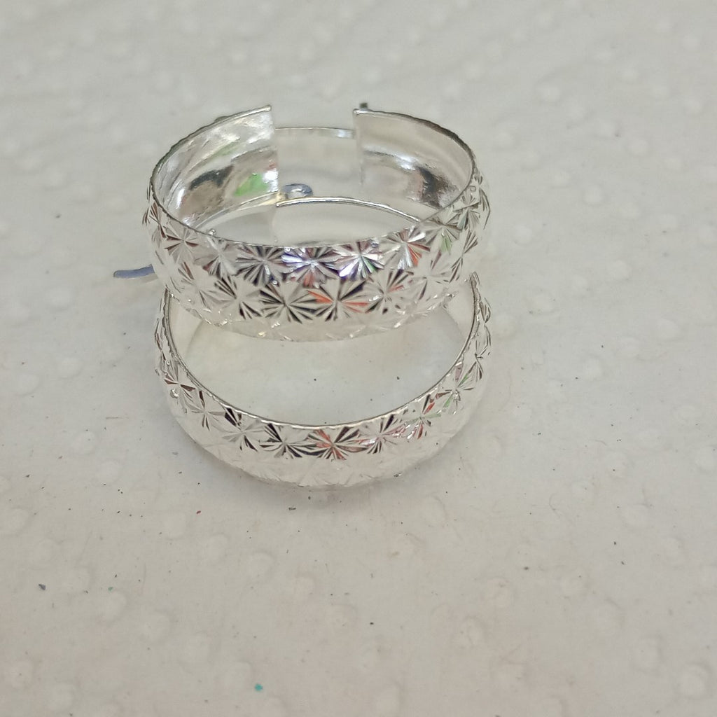 PAR ARRACADAS FACETADAS PLATA .925 3.5 GR (NUEVO)