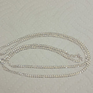 CADENA TEJIDO BARBADO PLATA .925 55 CM 5.4 GR (NUEVO)