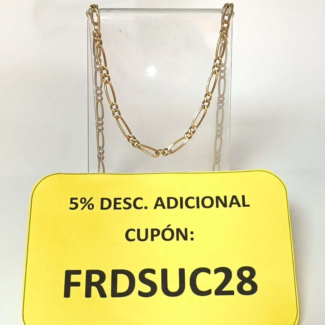 CADENA ORO 8 K 12.9 GRMS (SEMINUEVO)