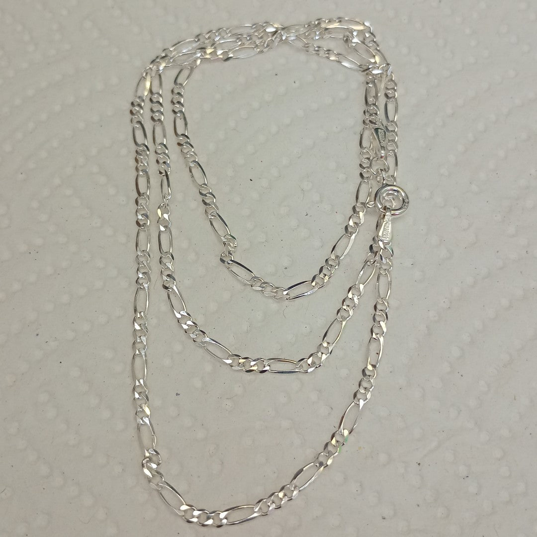 CADENA TEJIDO 3X1 PLATA .925 55 CM 4.1 GR (NUEVO)