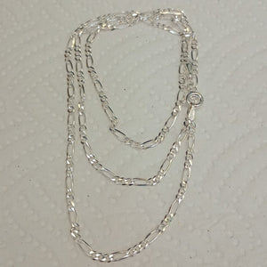 CADENA TEJIDO 3X1 PLATA .925 55 CM 4.1 GR (NUEVO)