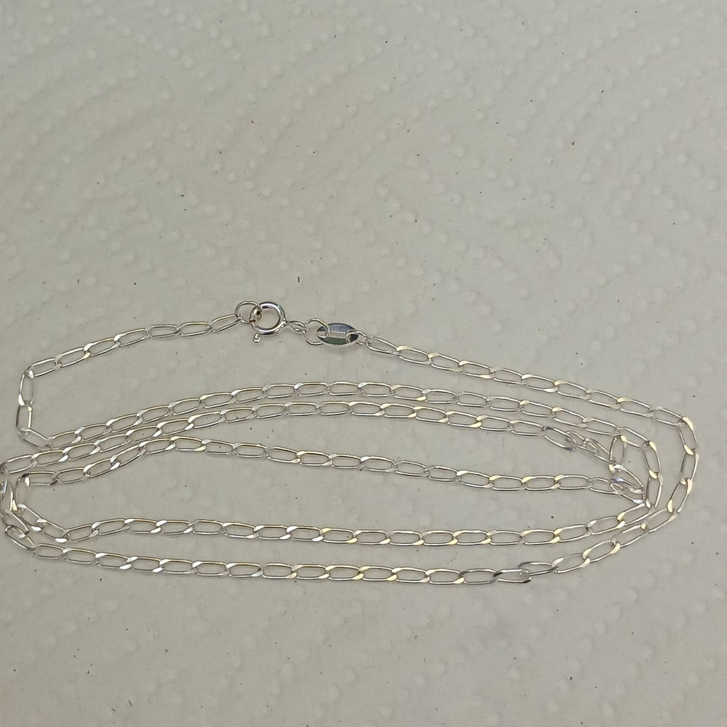 CADENA TEJIDO ESLABONES PLATA .925 55 CM 2.9 GR (NUEVO)