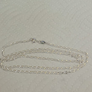 CADENA TEJIDO ESLABONES PLATA .925 55 CM 2.9 GR (NUEVO)