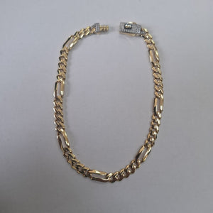 PULSERA CABALLERO MONACO ORO 14K 6.1 (NUEVO)