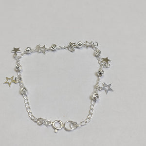 PULSERA TEJIDO ESPECIAL PLATA .925 18 CM 3.1 GR (NUEVO)