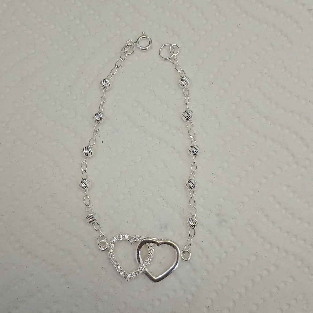 PULSERA TEJIDO TEJIDO ESPECIAL PLATA .925 18 CM 4.1 GR (NUEVO)