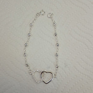 PULSERA TEJIDO TEJIDO ESPECIAL PLATA .925 18 CM 4.1 GR (NUEVO)