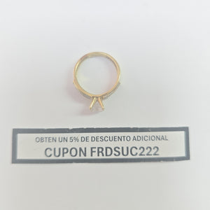 SOLITARIO ORO 10 K 2,90 GRMS (SEMINUEVO)