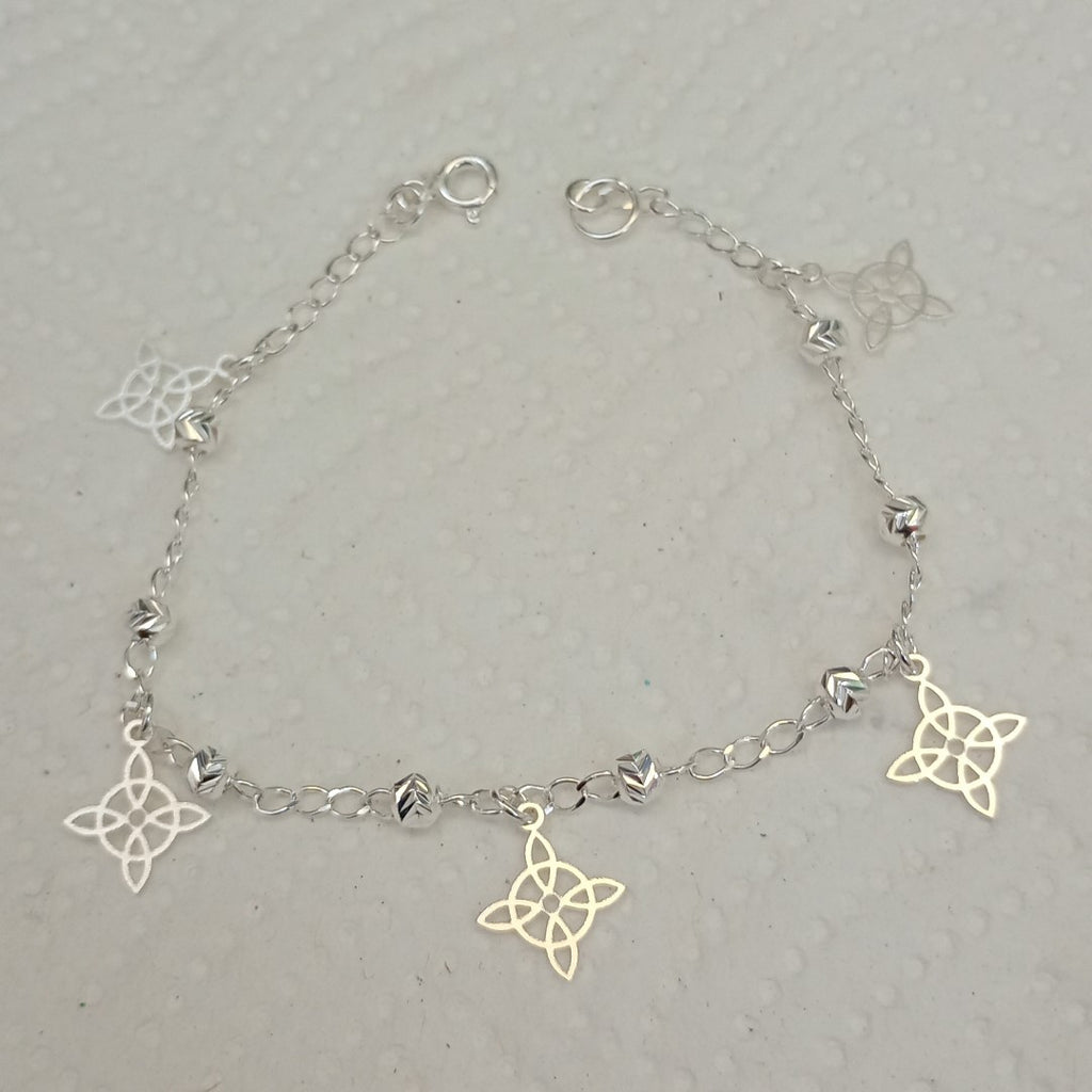 PULSERA TEJIDO ESPECIAL PLATA .925 18 CM 3.2 GR (NUEVO)