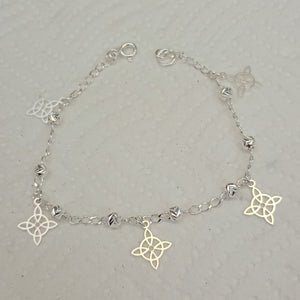 PULSERA TEJIDO ESPECIAL PLATA .925 18 CM 3.2 GR (NUEVO)