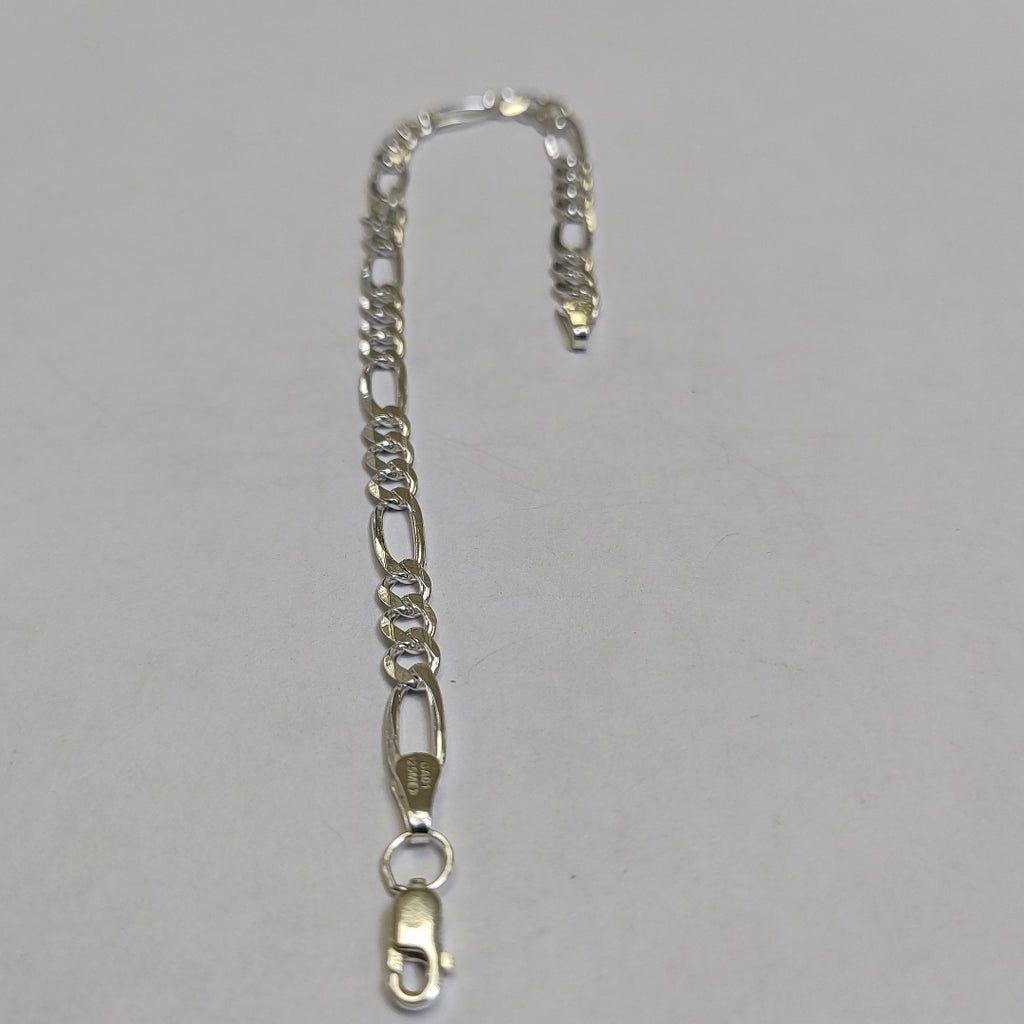 PULSERA TEJIDO 3X1 PLATA .925 18 CM 6.2 GR (NUEVO)