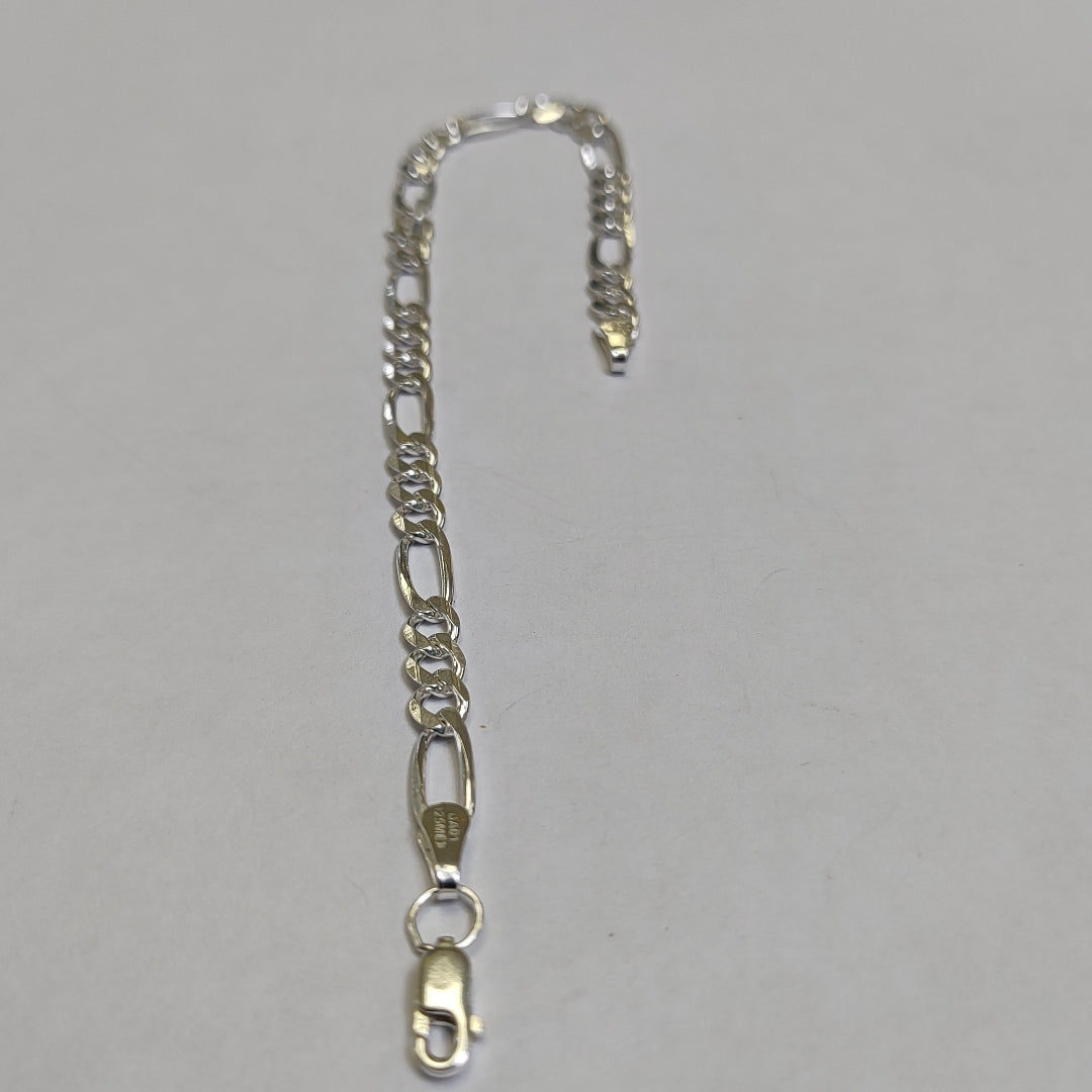 PULSERA TEJIDO 3X1 PLATA .925 18 CM 6.2 GR (NUEVO)
