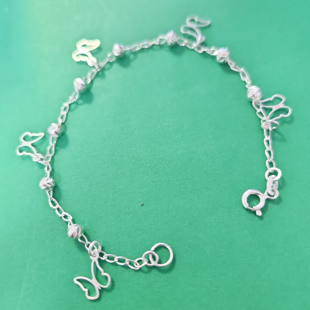 PULSERA TEJIDO ESPECIAL PLATA .925 18 CM 2.8 GR (NUEVO)