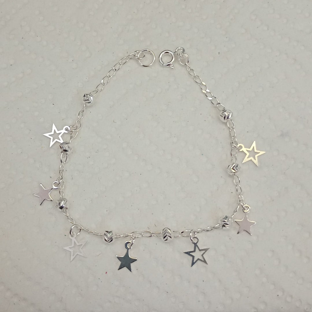 PULSERA TEJIDO ESPECIAL PLATA .925 18 CM 3.1 GR (NUEVO)