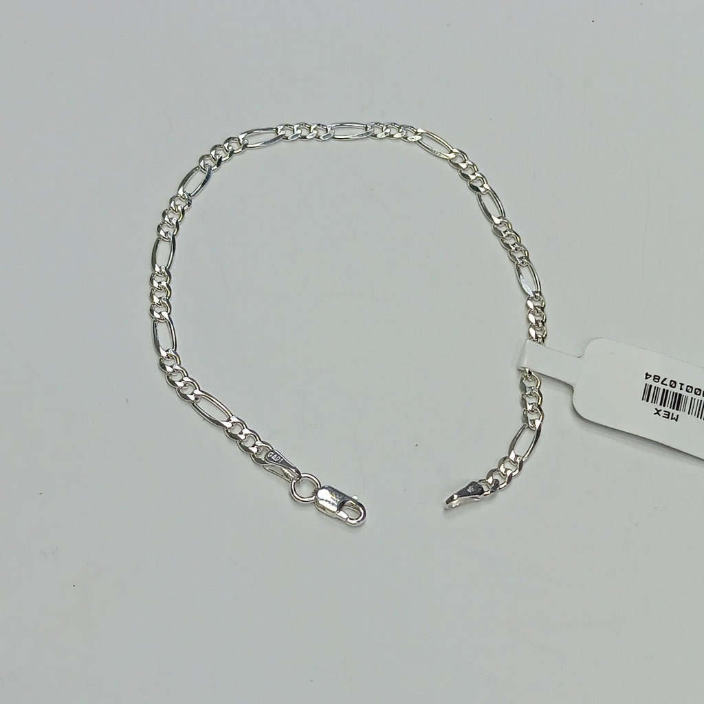 PULSERA TEJIDO 3X1 PLATA .925 18 CM 2.8 GR (NUEVO)
