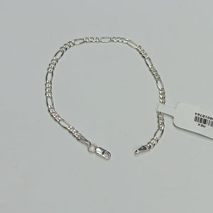 PULSERA TEJIDO 3X1 PLATA .925 18 CM 2.8 GR (NUEVO)