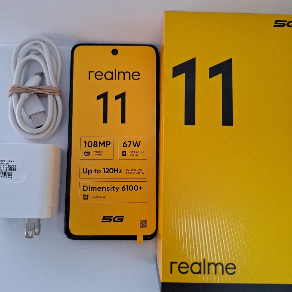 CELULAR REALME 11 5G RMX3780 (2023) 256 GB 8 GB RAM (SEMINUEVO)