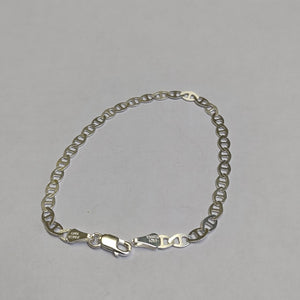 PULSERA TEJIDO GUCHI PLATA .925 18 CM 2.7 GR (NUEVO)