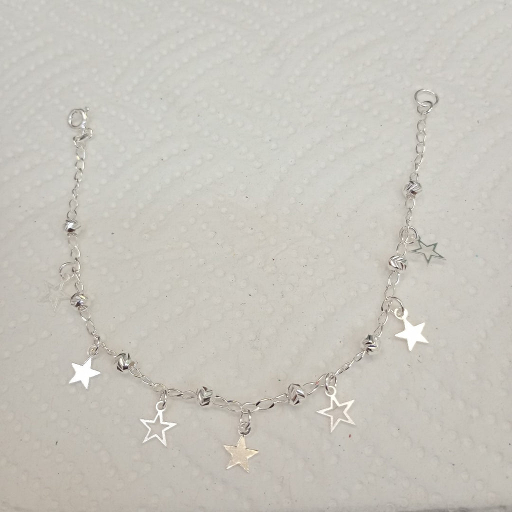 PULSERA TEJIDO ESPECIAL PLATA .925 18 CM 3.1 GR (NUEVO)