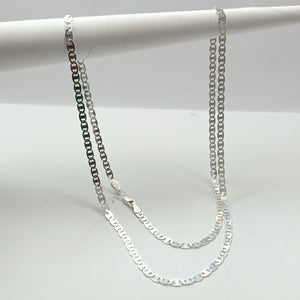 CADENA TEJIDO GUCHI PLATA .925 60 CM 10.1 GR (NUEVO)