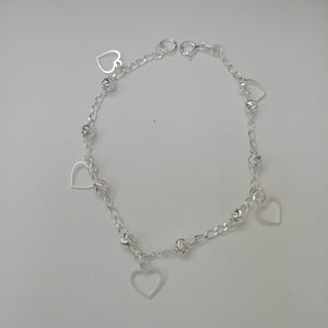 PULSERA TEJIDO ESPECIAL PLATA .925 18 CM 2.6 GR (NUEVO)