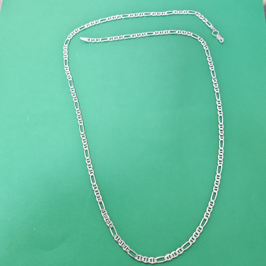 CADENA TEJIDO 3X1 PLATA .925 60 CM 8.4 GR (NUEVO)