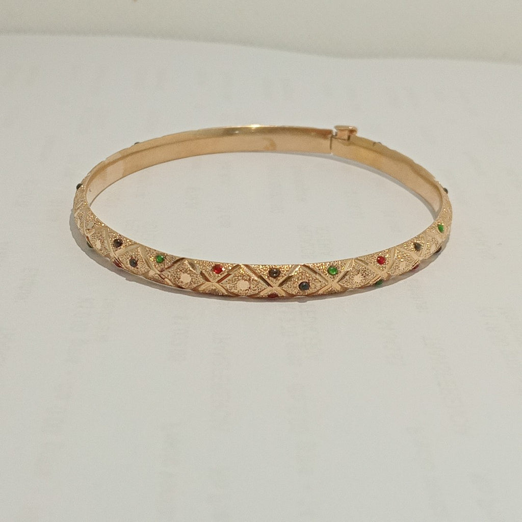 PULSERA RIGIDA ORO 14 K 6,40 GRMS (SEMINUEVO)