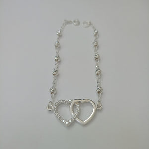 PULSERA TEJIDO TEJIDO ESPECIAL PLATA .925 18 CM 3.9 GR (NUEVO)