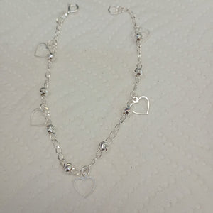 PULSERA TEJIDO ESPECIAL PLATA .925 18 CM 2.7 GR (NUEVO)