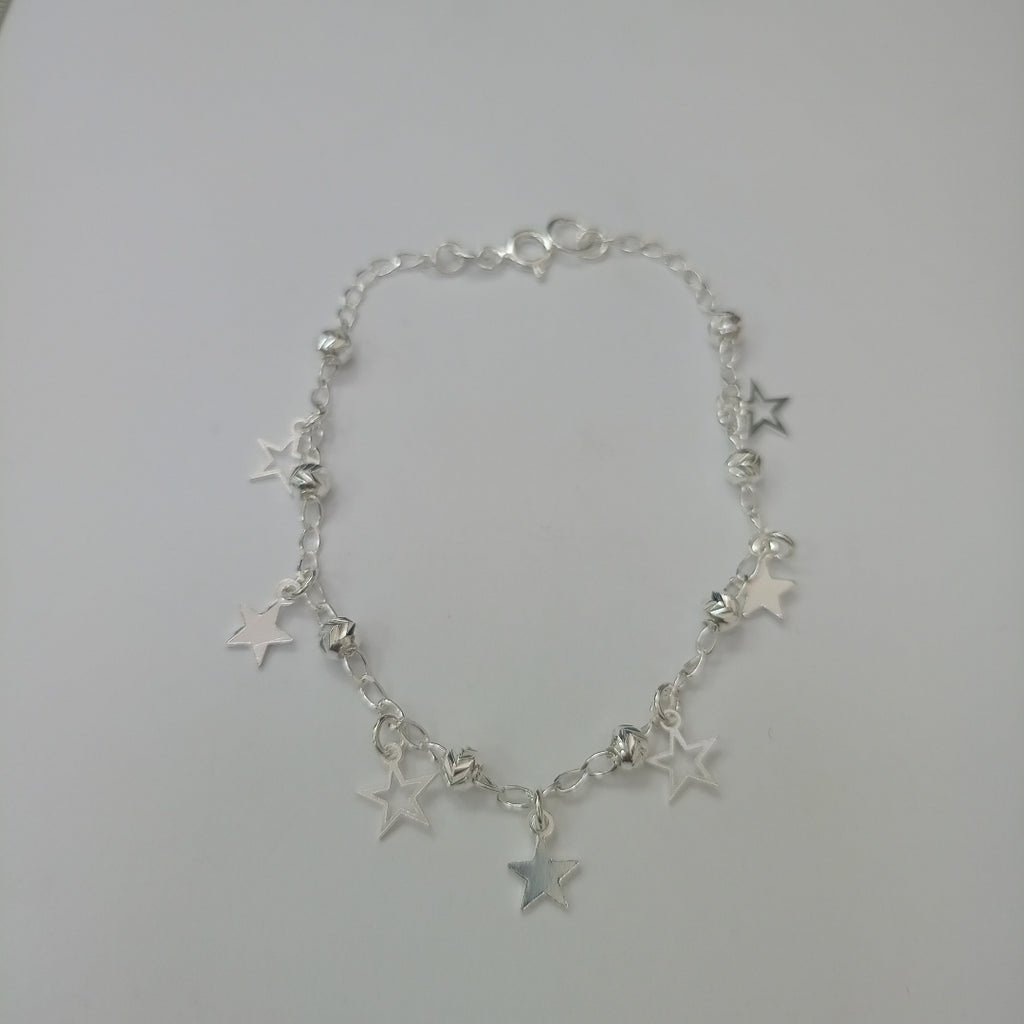 PULSERA TEJIDO ESPECIAL PLATA .925 18 CM 3.1 GR (NUEVO)