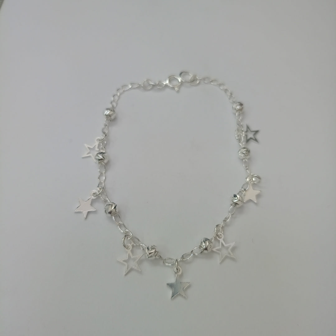 PULSERA TEJIDO ESPECIAL PLATA .925 18 CM 3.1 GR (NUEVO)