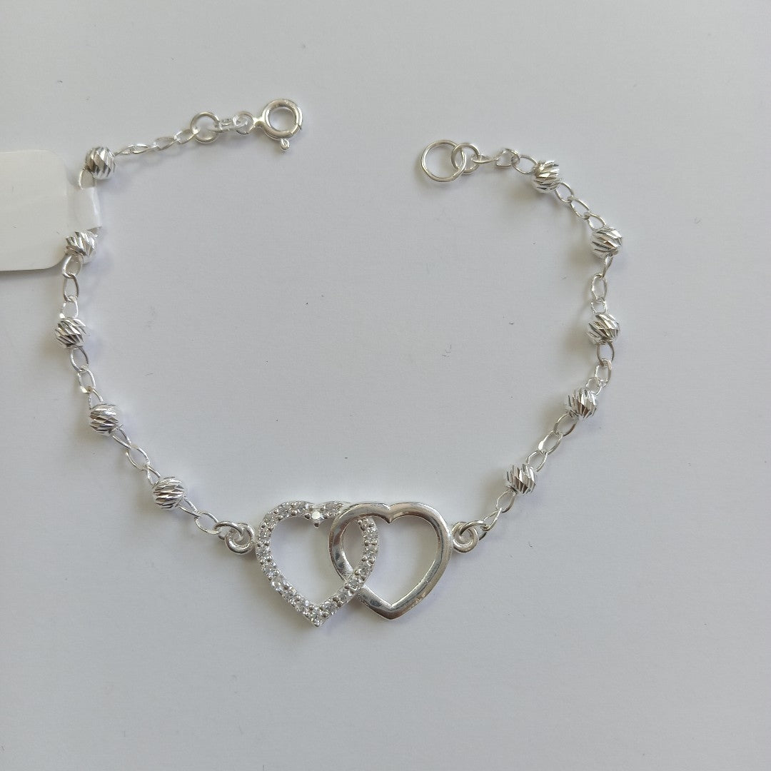 PULSERA TEJIDO TEJIDO ESPECIAL PLATA .925 18 CM 4 GR (NUEVO)