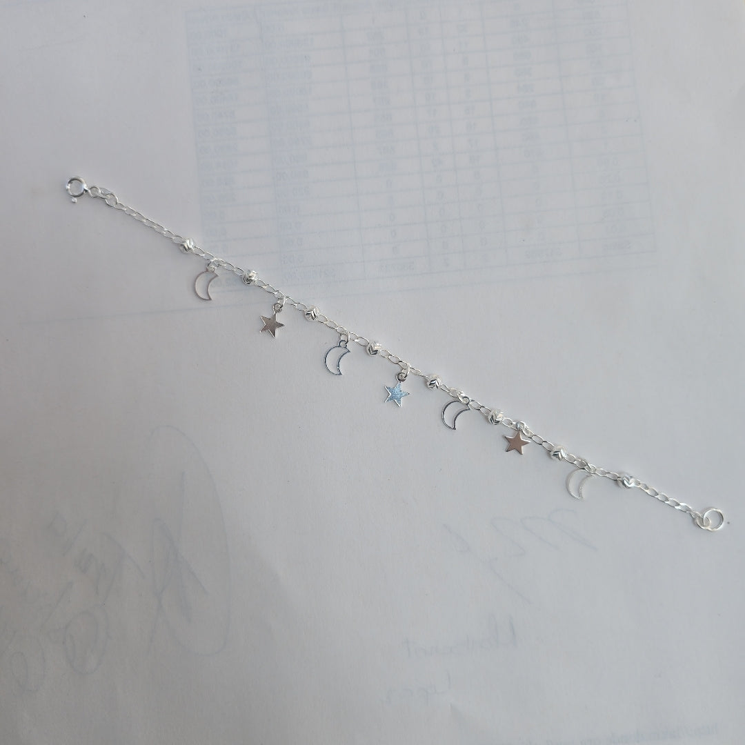PULSERA TEJIDO TEJIDO ESPECIAL PLATA .925 18 CM 3.1 GR (NUEVO)