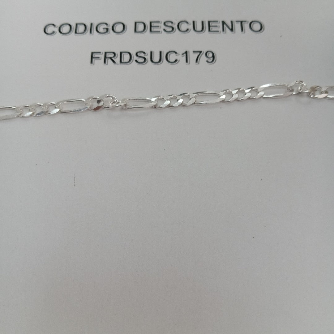 PULSERA TEJIDO 3X1 PLATA .925 18 CM 6 GR (NUEVO)