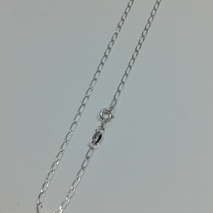 CADENA TEJIDO ESLABONES PLATA .925 55 CM 2.7 GR (NUEVO)