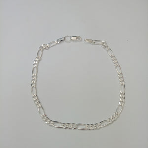 PULSERA TEJIDO 3X1 PLATA .925 18 CM 2.9 GR (NUEVO)