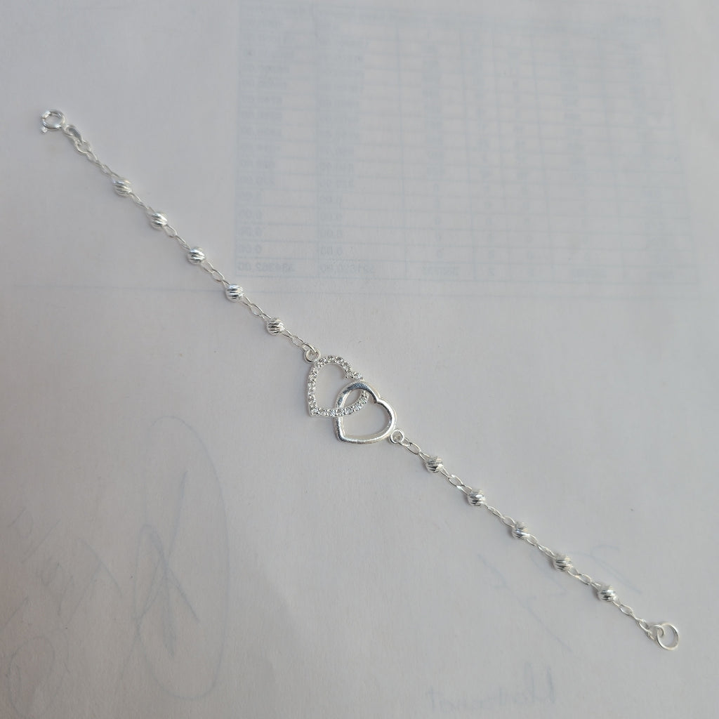 PULSERA TEJIDO TEJIDO ESPECIAL PLATA .925 18 CM 3.9 GR (NUEVO)